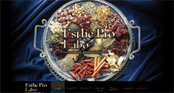 Desktop Screenshot of esthepro-labo.com